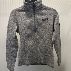 Patagonia Heather Gray Fleece Jacket